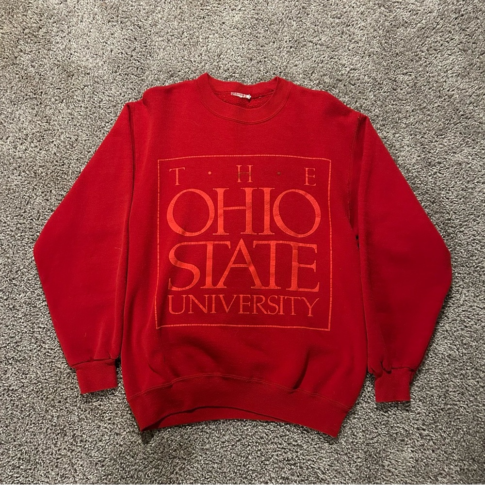 Ohio State University Red Sweater